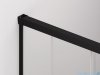 Ronal Cadura Black Line kabina Walk in 180cm prawa ze ścianką przesuwną profile czarny mat CAW2D1800607